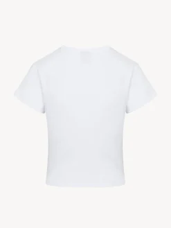 Réalisation Par Tees|Tops^Aladdin Sane Baby Tee - White