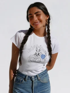 Réalisation Par Tees|Tops^Bunny Tee - Blue Heart BlueHeart