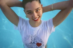 Réalisation Par Tees|Tops^Bunny Tee - Red Heart RedHeart