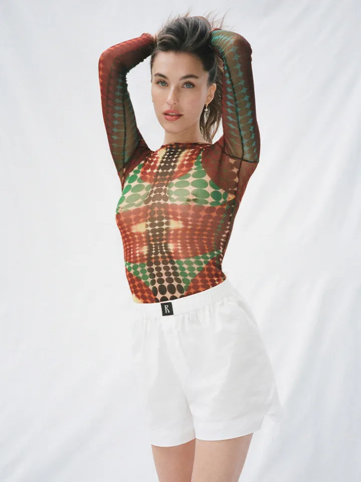 Réalisation Par Bottoms|Sleepwear^Réal Boxer Shorts - White