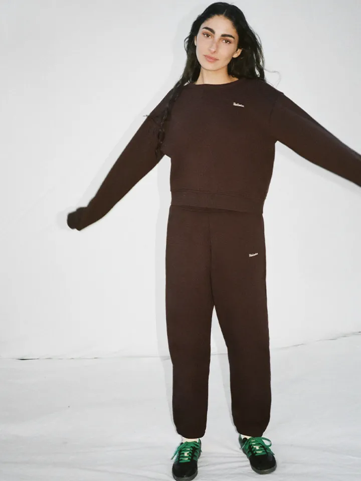 Réalisation Par Bottoms|Sweats^Réal Sweatpants - Chocolate