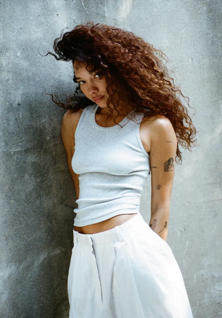 Réalisation Par Tanks|Tops^Réal Tank - Grey Marl GreyMarl