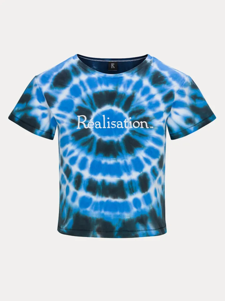 Réalisation Par Tees|Tops^Réal Tie Dye Logo Tee - Lagoon