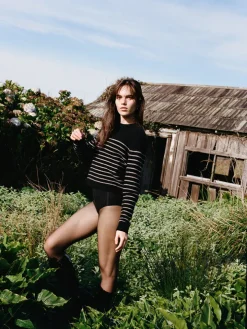 Réalisation Par Knitwear|Tops^The Ani Sweater - Pepé Stripe PepéStripe