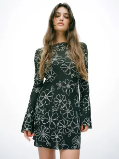 Réalisation Par Dresses^The Brigitte - Embroidered Fleur EmbroideredFleur