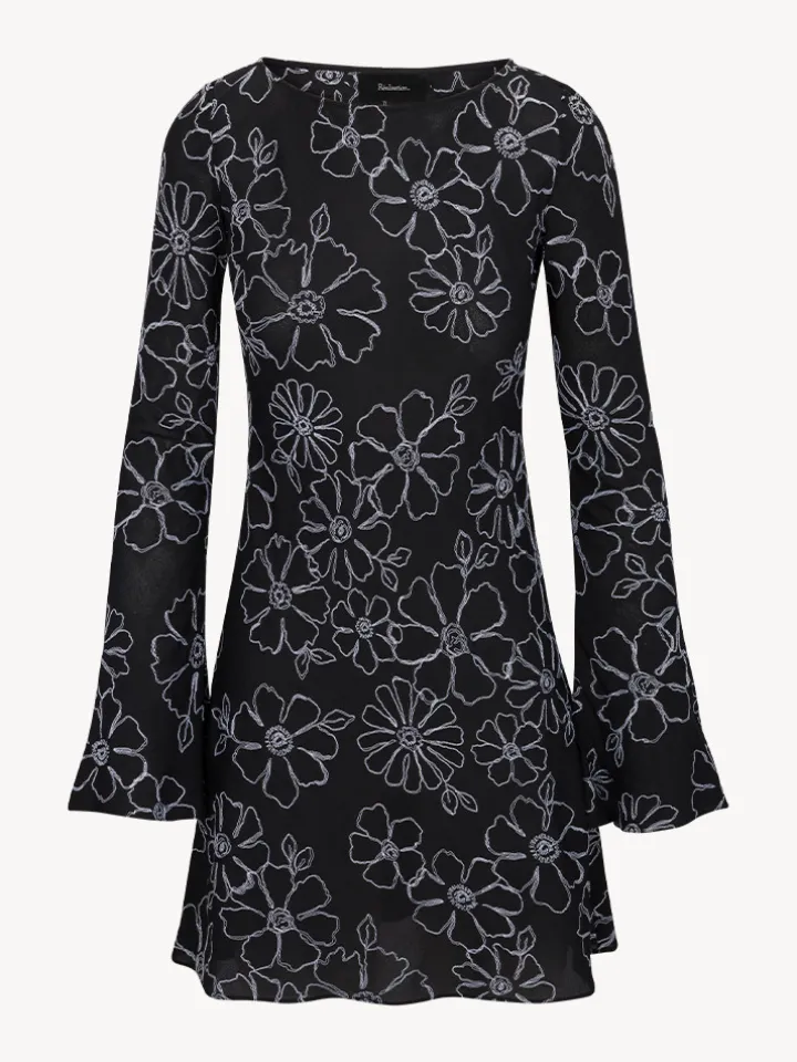 Réalisation Par Dresses^The Brigitte - Embroidered Fleur EmbroideredFleur