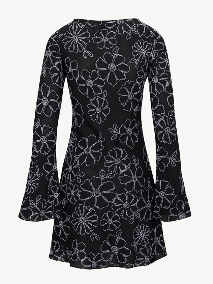 Réalisation Par Dresses^The Brigitte - Embroidered Fleur EmbroideredFleur