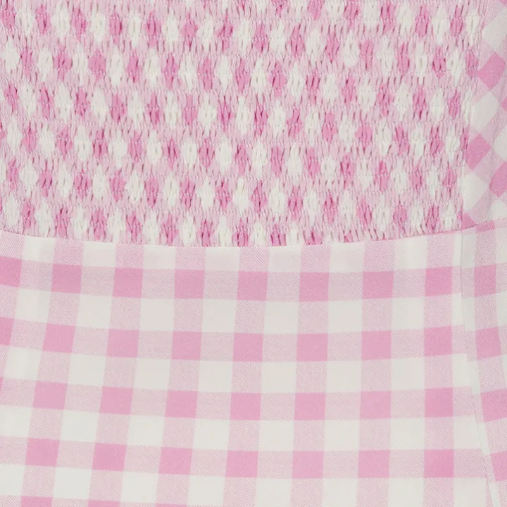 Réalisation Par Dresses^The Elsa - Pink Gingham PinkGingham