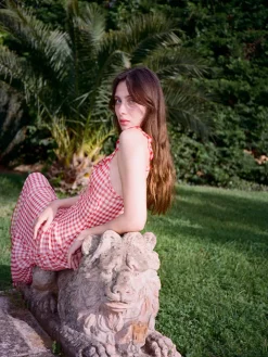 Réalisation Par Dresses^The Heidi - Rouge Gingham RougeGingham