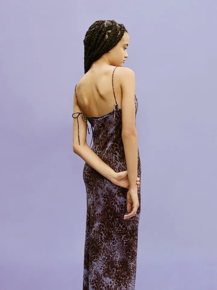 Réalisation Par Dresses^The Penelope - Purple Leopard PurpleLeopard