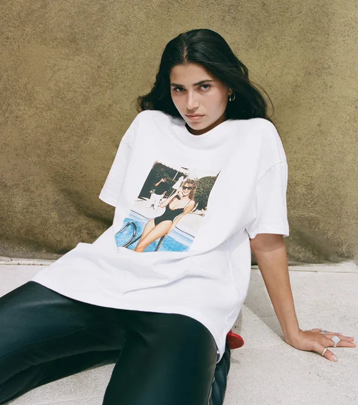 Réalisation Par Tops^The Poolside Tee - White