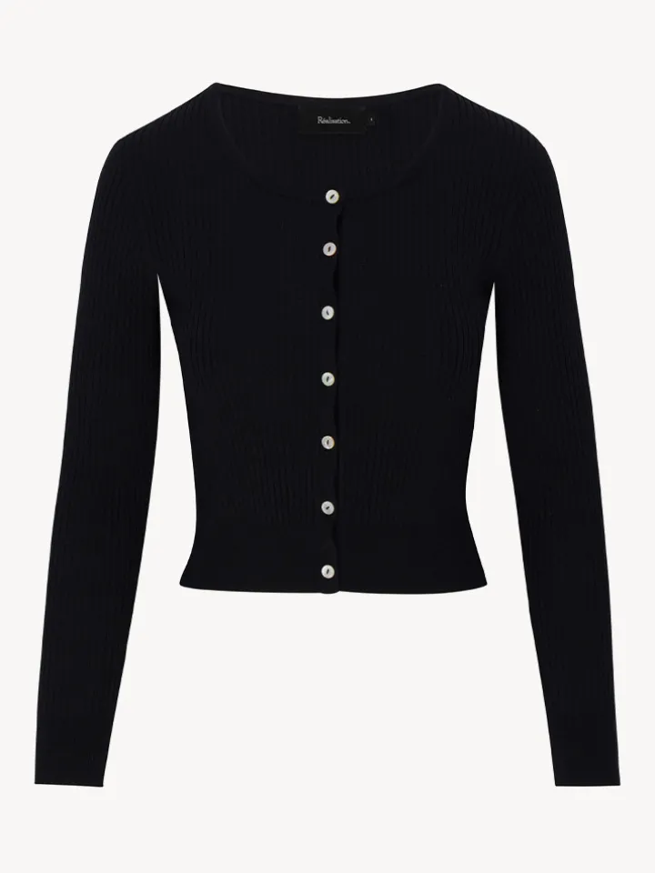 Réalisation Par Knitwear|Tops^The Winona Cardigan - Black
