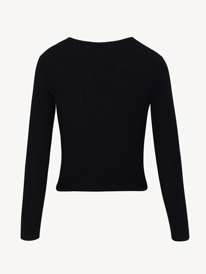 Réalisation Par Knitwear|Tops^The Winona Cardigan - Black