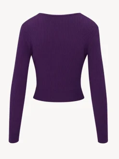 Réalisation Par Knitwear|Tops^The Winona Cardigan - Deep Purple DeepPurple