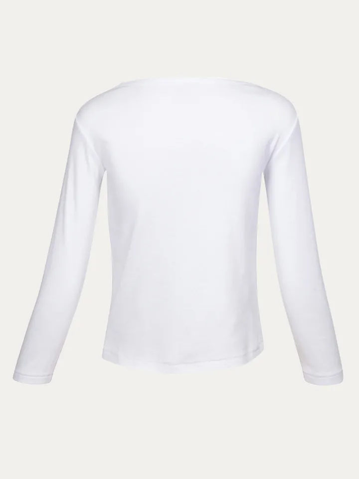 Réalisation Par Tees|Tops^Yee Ha! Long Sleeve Tee - White