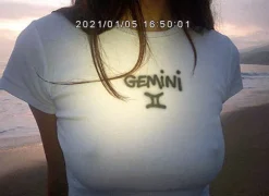 Réalisation Par Tees|Tops^Zodiac Tee - Gemini